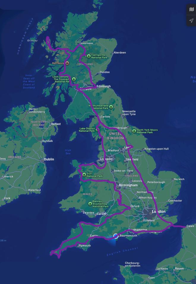 A route through the UK